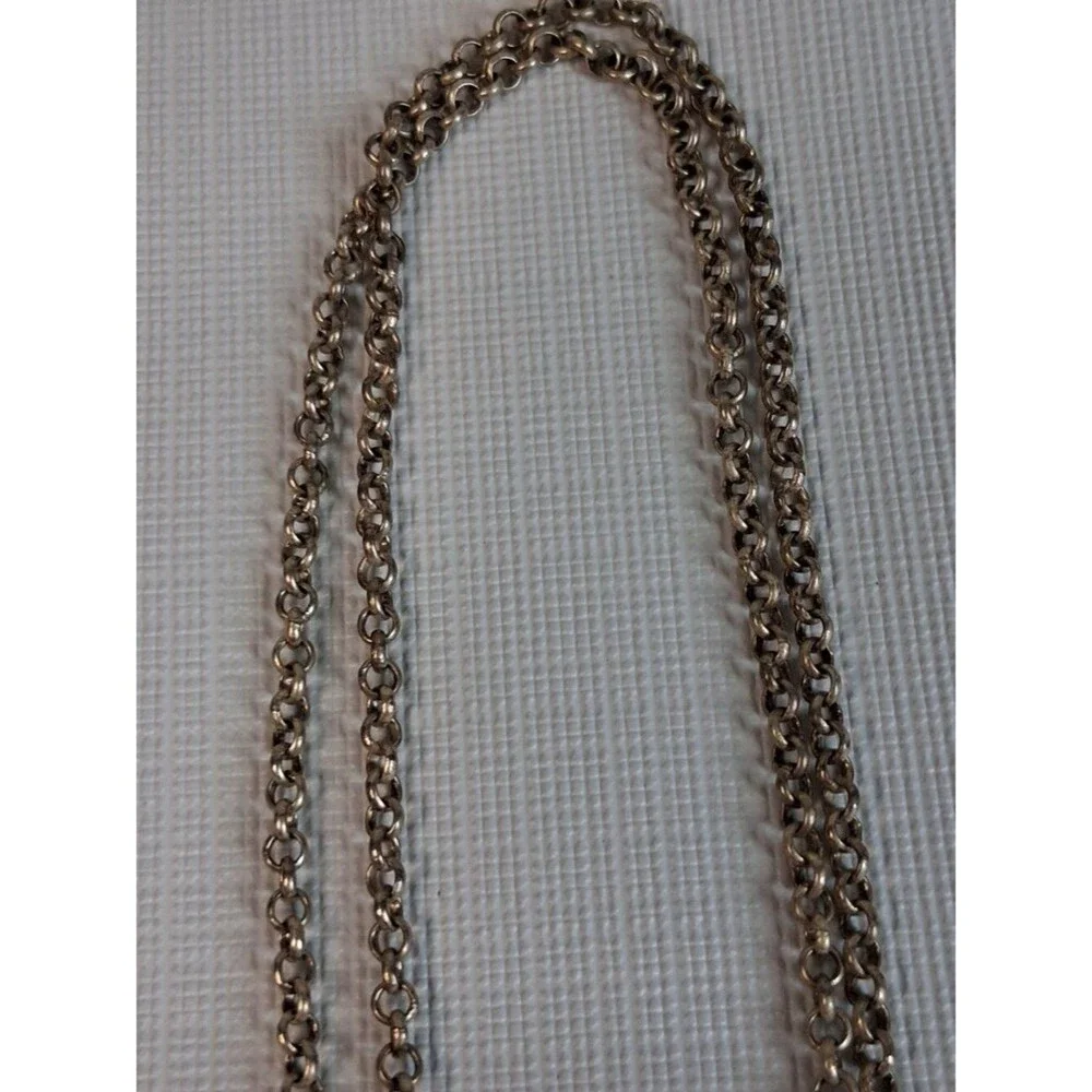 Lia Sophia Gold Toned Double Strand Tigers Eye and Bead Pendants Toggle Necklace